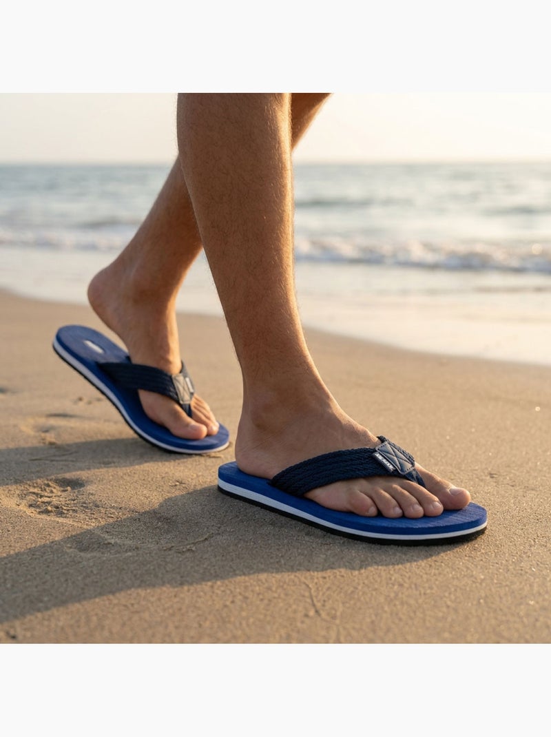 Chanclas hombre confort multidensidad suela gruesa antideslizante OZABI Azul - Kiabi