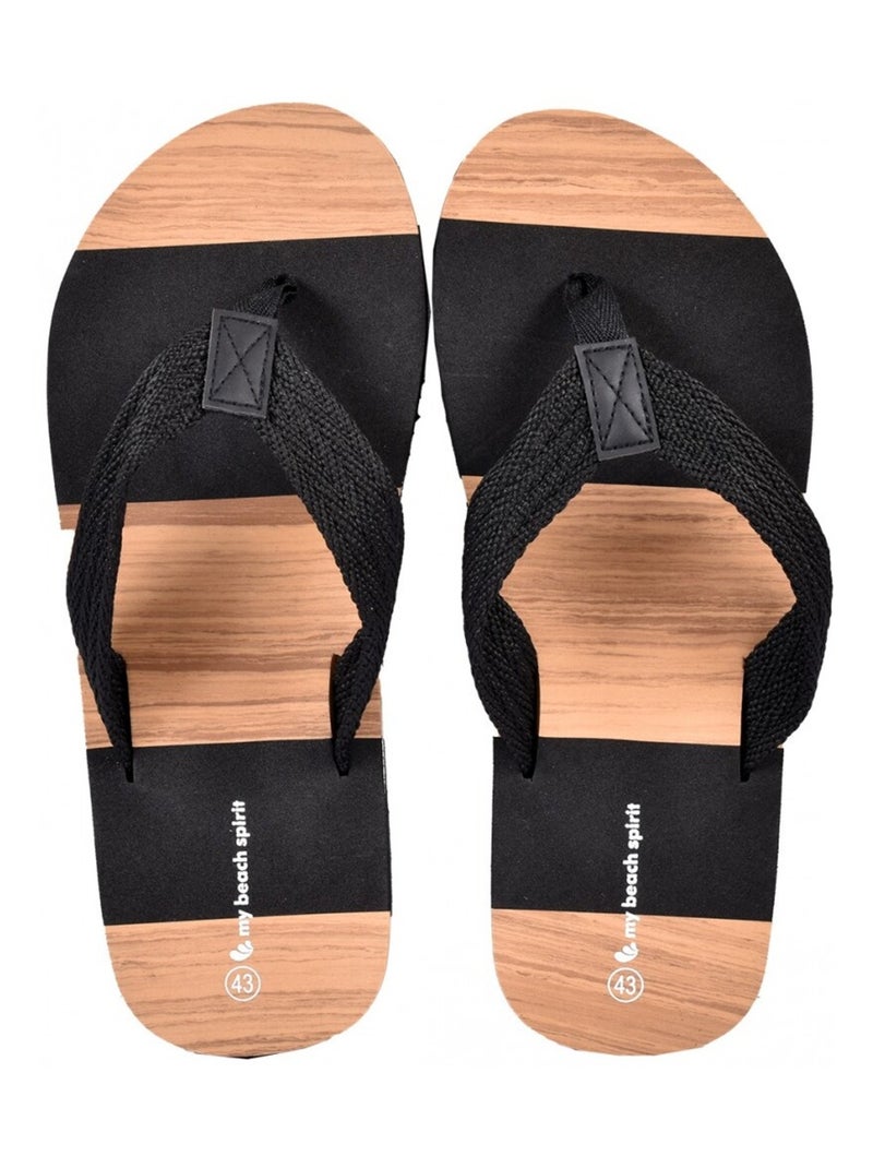 Chanclas Hombre Moda Negro - Kiabi