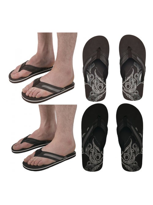 Chanclas Hombre Pack de 2 - Kiabi