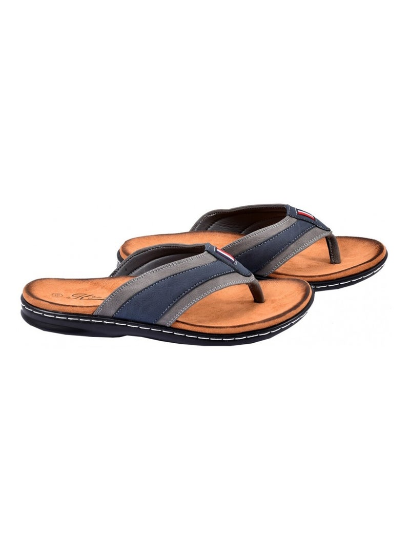 Chanclas Hombre PREMIUM Azul marino - Kiabi