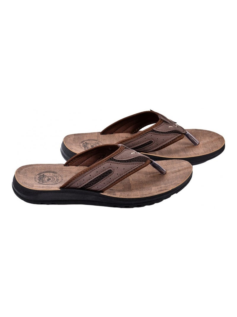 Chanclas Hombre PREMIUM Marrón - Kiabi