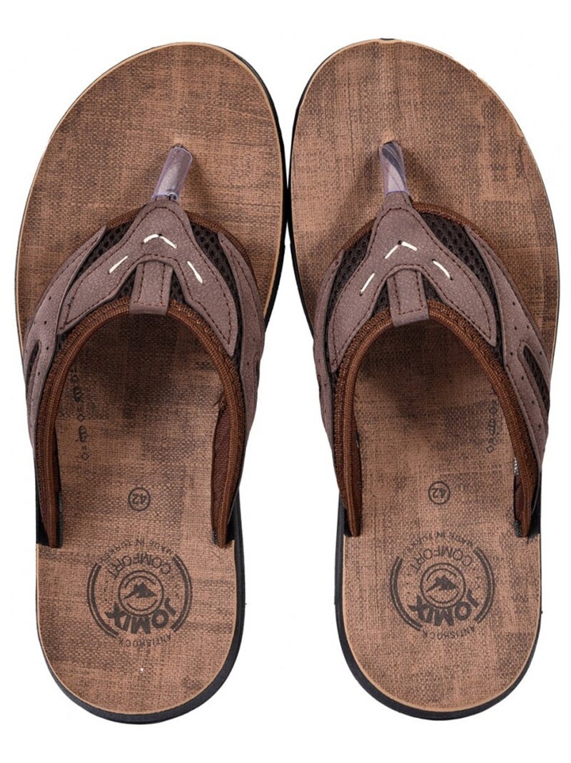 Chanclas Hombre PREMIUM Marrón - Kiabi