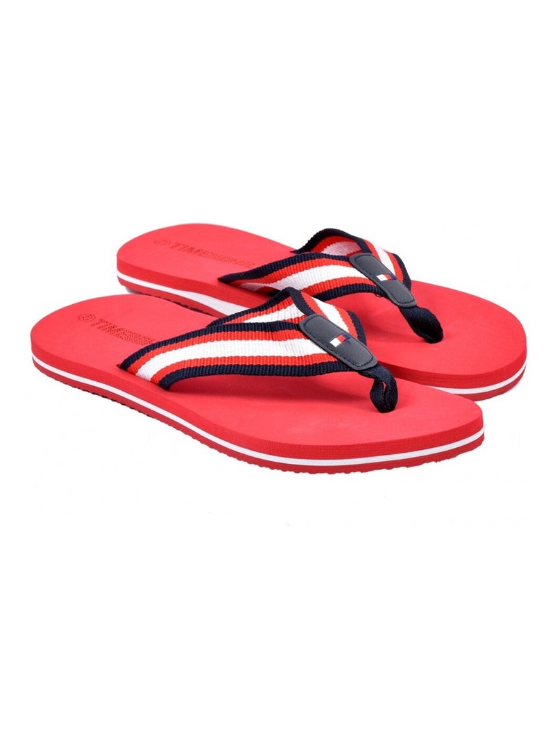 Chanclas Hombre Rojo cereza - Kiabi