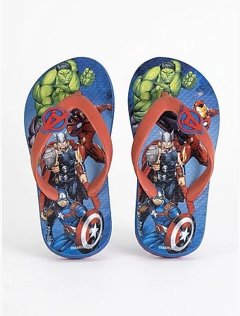 Chanclas infantiles antideslizantes eva avengers marvel