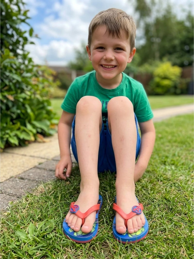 Chanclas infantiles antideslizantes eva avengers marvel Azul - Kiabi