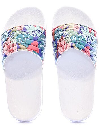 Chanclas kappa con flores para mujer