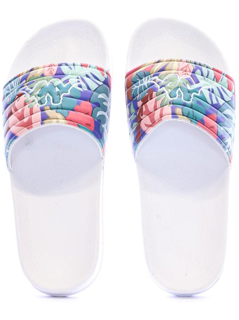 Chanclas kappa con flores para mujer Violeta - Kiabi