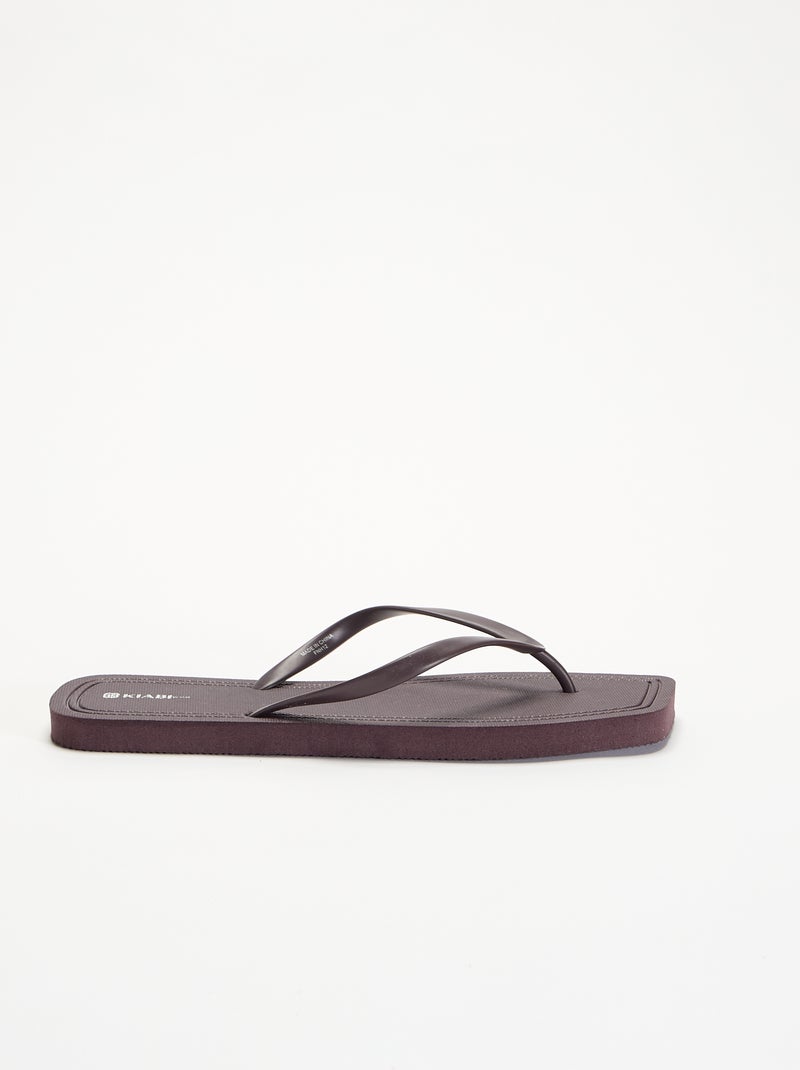 Chanclas lisas Purpura - Kiabi