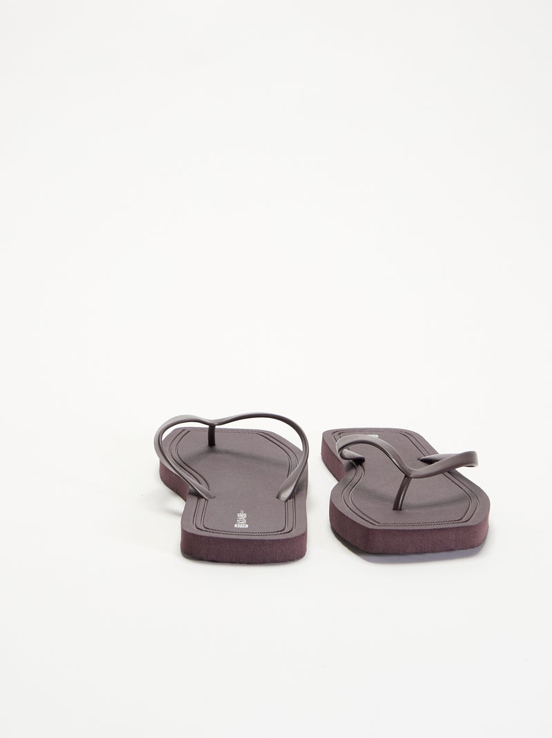 Chanclas lisas Purpura - Kiabi