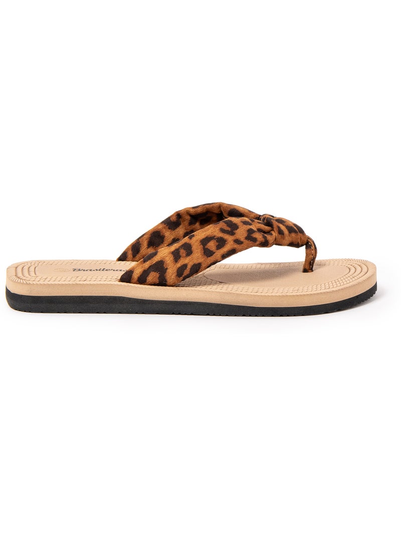 Chanclas mujer Brasileras suela goma Marrón - Kiabi