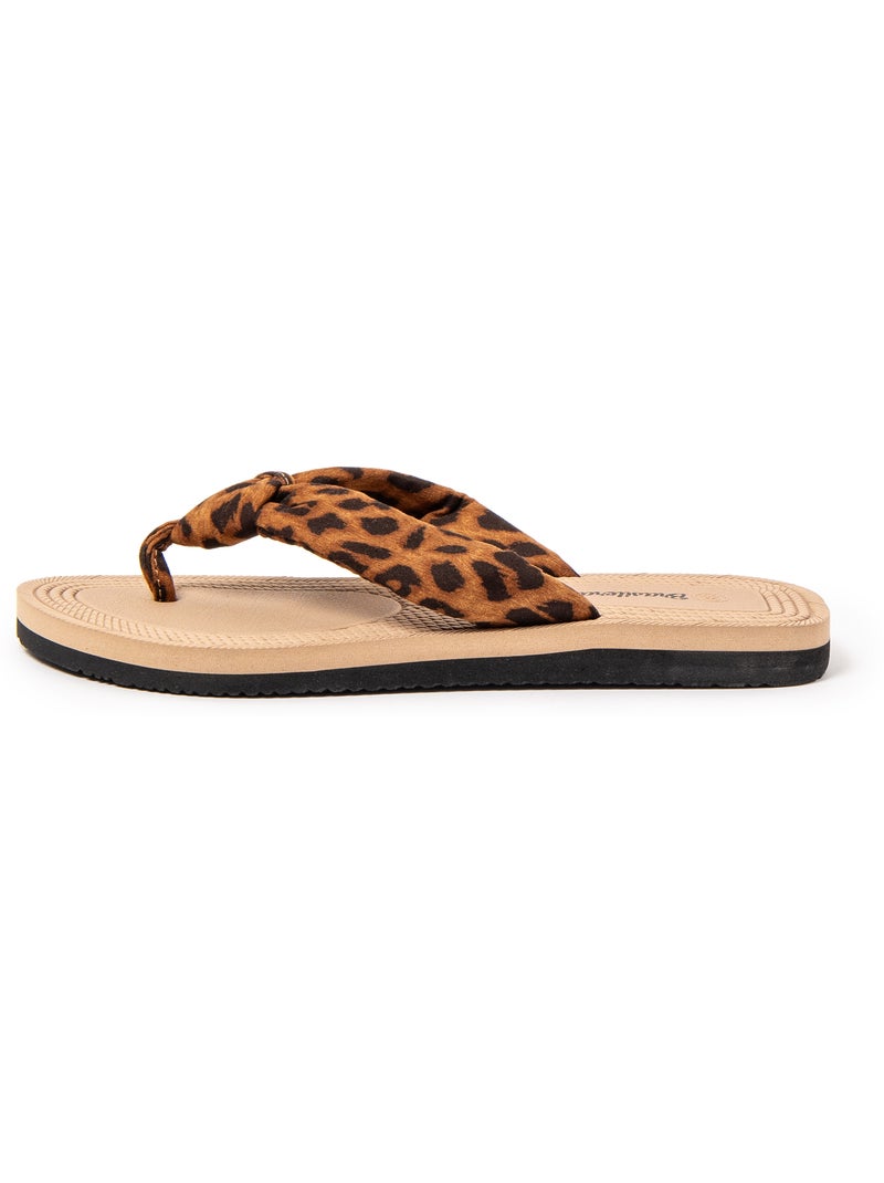 Chanclas mujer Brasileras suela goma Marrón - Kiabi