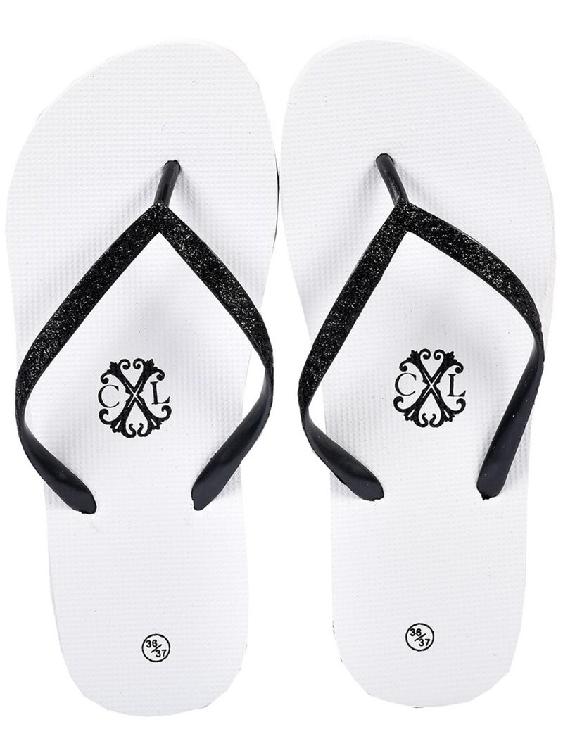 Chanclas Mujer CXL BY LACROIX GLITTER Blanco - Kiabi