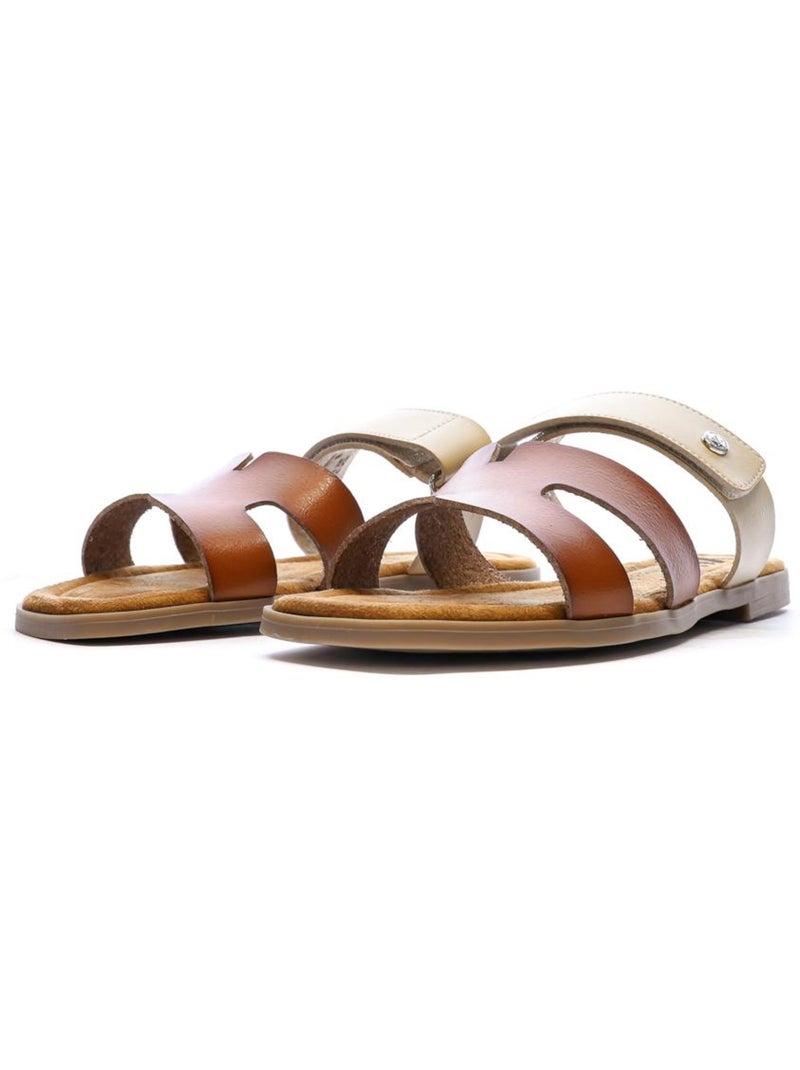 Chanclas Mujer Marrón capuchino - Kiabi