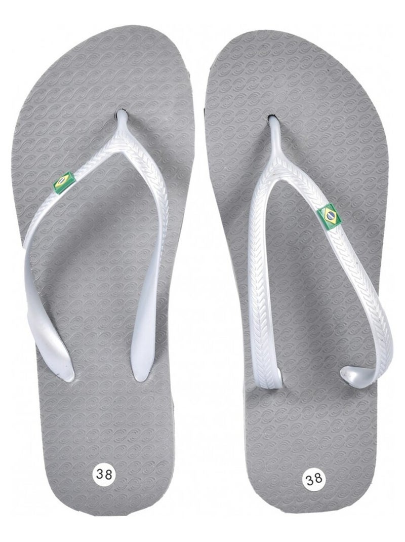 Chanclas Mujer Moda Gris - Kiabi