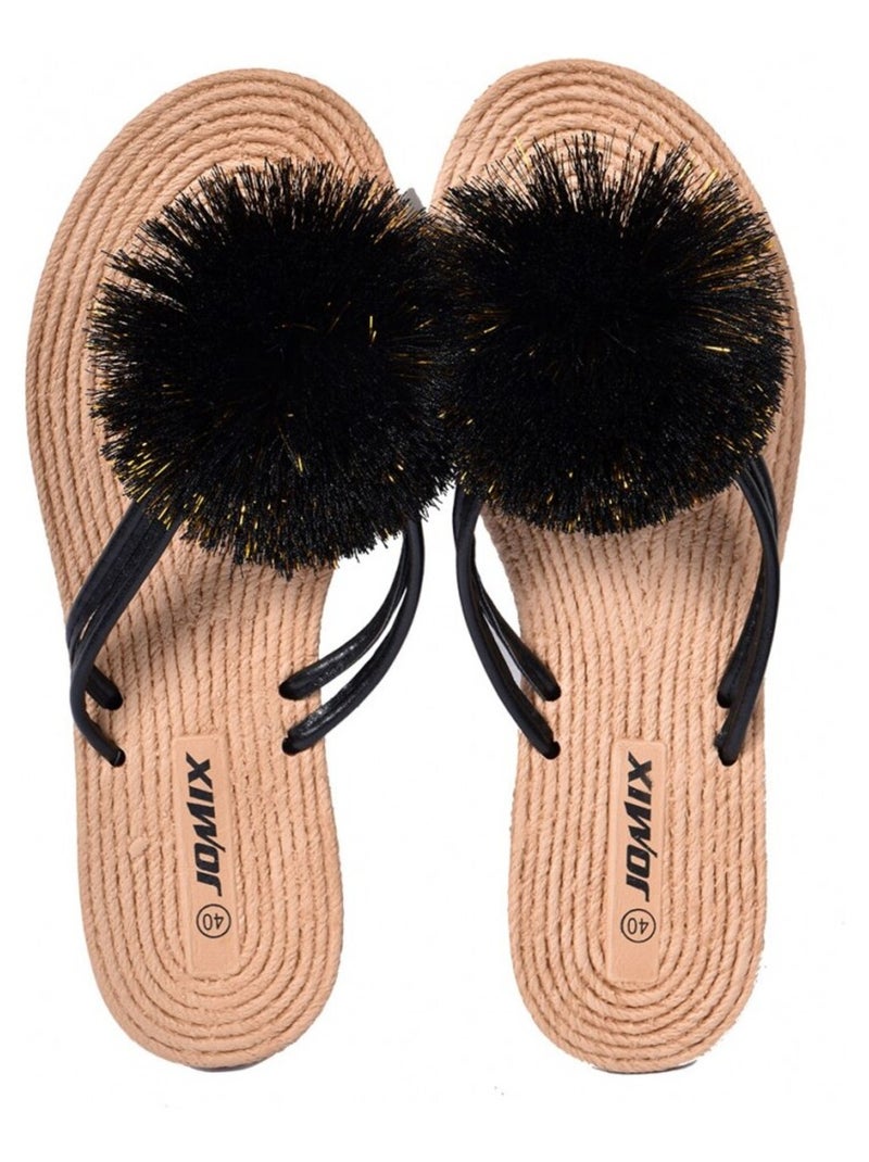 Chanclas Mujer PREMIUM Negro - Kiabi
