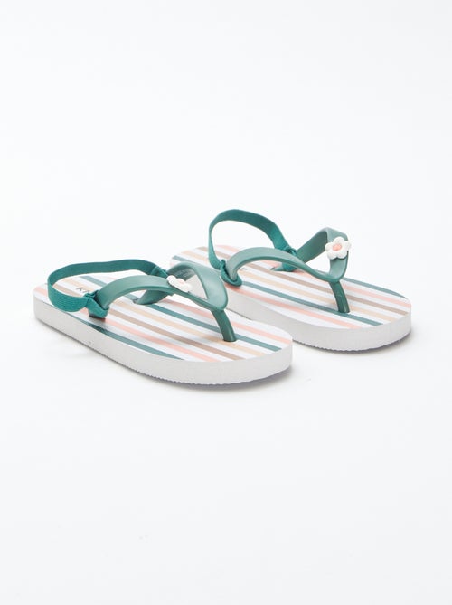 Chanclas multicolores - Kiabi
