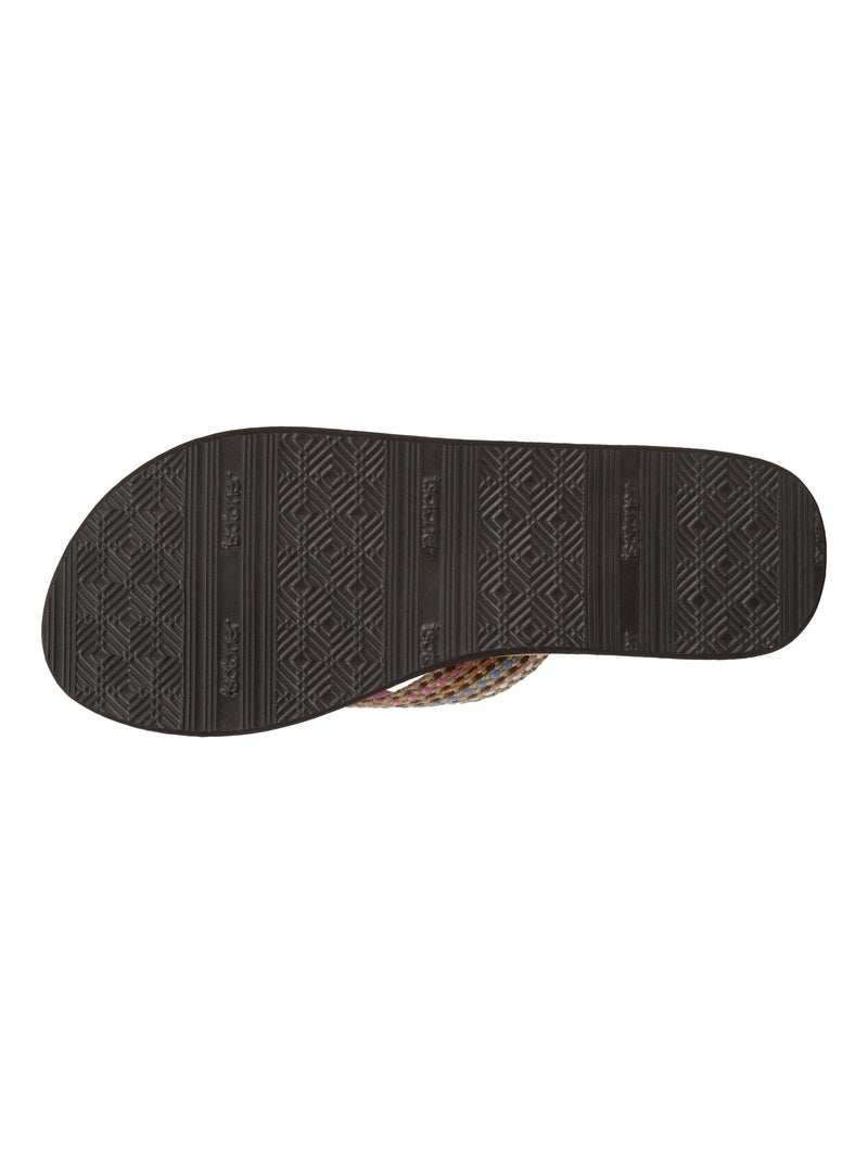 Chanclas muy cómodo, parte superior ancha  Isotoner Beige - Kiabi