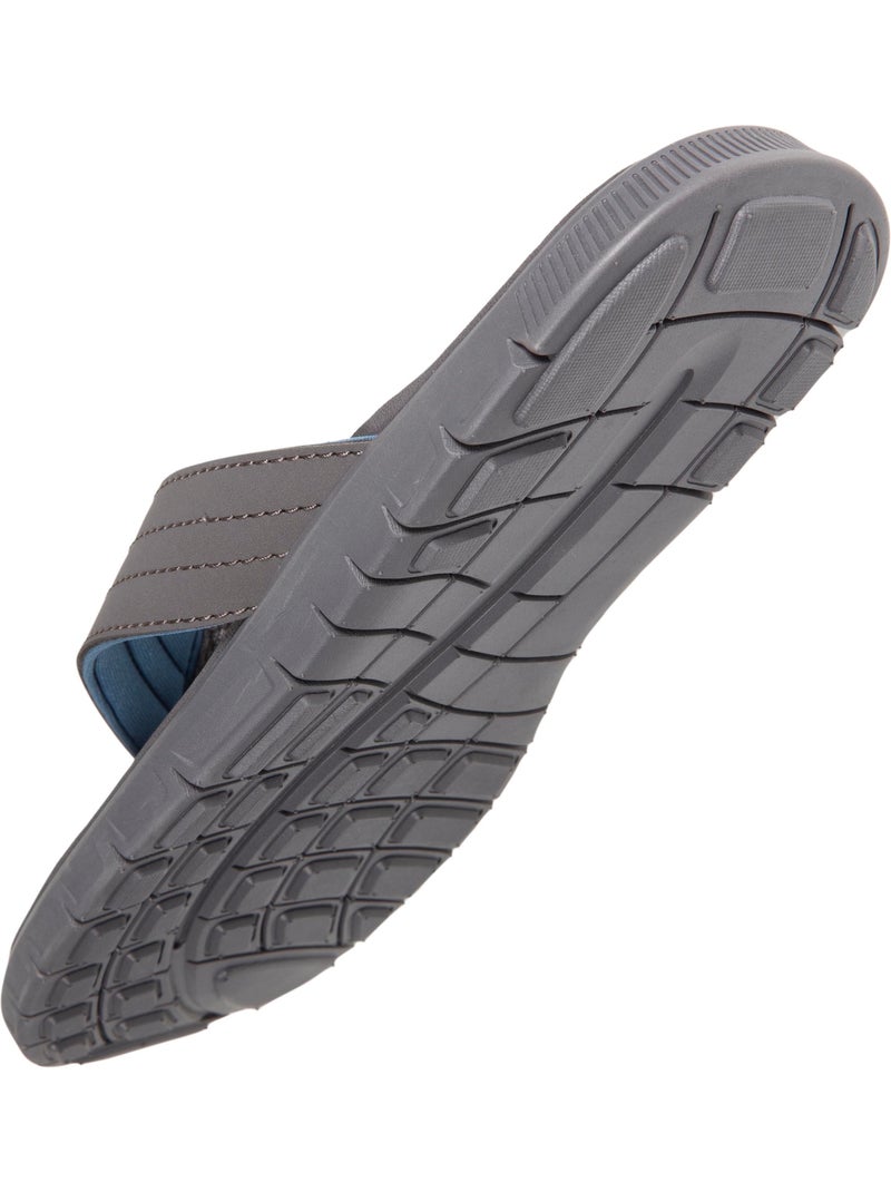 Chanclas muy cómodo, parte superior ancha  Isotoner Gris - Kiabi