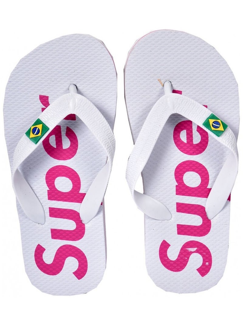 Chanclas Niño Fantasía Blanco - Kiabi