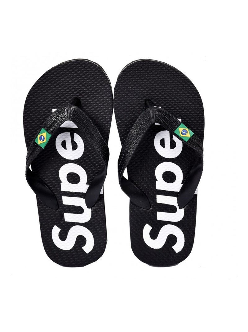 Chanclas Niño Fantasía Negro - Kiabi