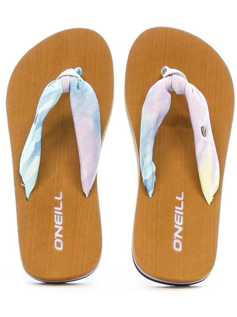 Chanclas O'Neill para niña, Marrón capuchino - Kiabi