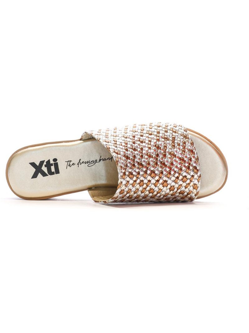 Chanclas para Mujer Marrón capuchino - Kiabi
