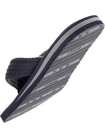 Chanclas parte superior de cuerda ancha y suela bicolor isotoner