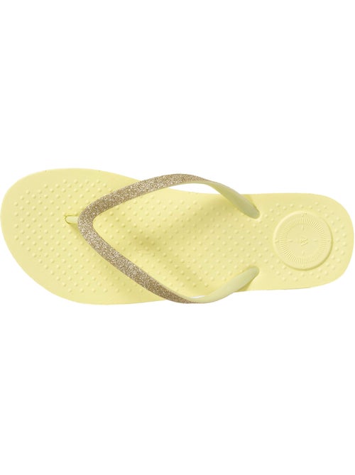 Chanclas Plantilla con tecnología everywear, Parte superior de purpurina, Confort  Isotoner - Kiabi