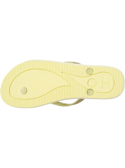Chanclas Plantilla con tecnología everywear, Parte superior de purpurina, Confort  Isotoner - Kiabi