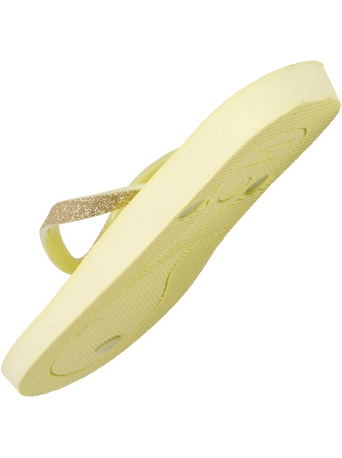 Chanclas Plantilla con tecnología everywear, Parte superior de purpurina, Confort  Isotoner - Kiabi