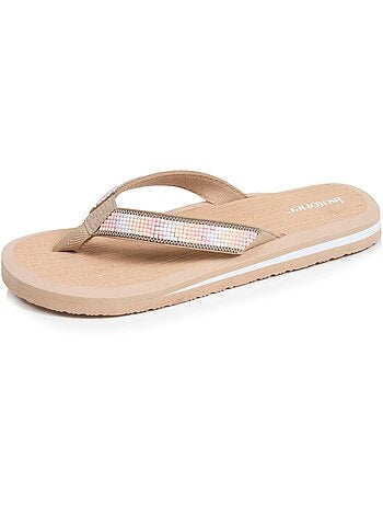 Chanclas Plantilla sintética, puntera cómoda, ligereza para caminar con comodidad, Isotoner