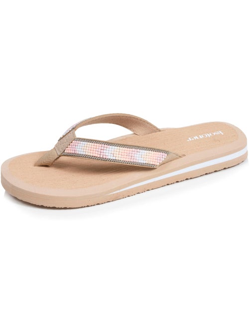 Chanclas Plantilla sintética, puntera cómoda, ligereza para caminar con comodidad,  Isotoner - Kiabi