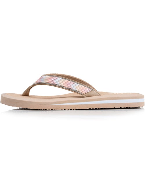Chanclas Plantilla sintética, puntera cómoda, ligereza para caminar con comodidad,  Isotoner - Kiabi