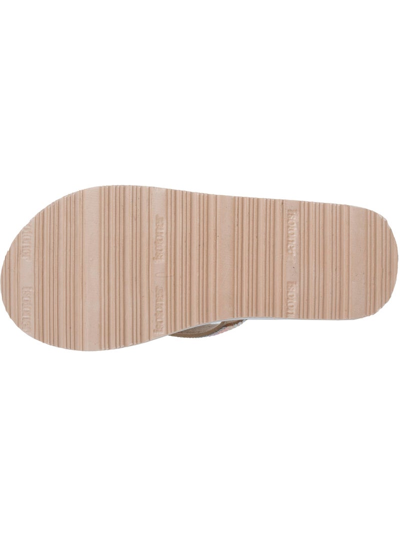 Chanclas Plantilla sintética, puntera cómoda, ligereza para caminar con comodidad,  Isotoner Beige - Kiabi