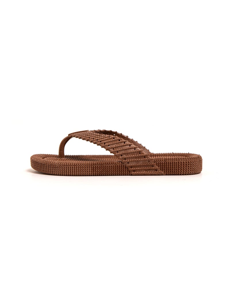 Chanclas playa hombre Brasileras suela goma Marrón - Kiabi