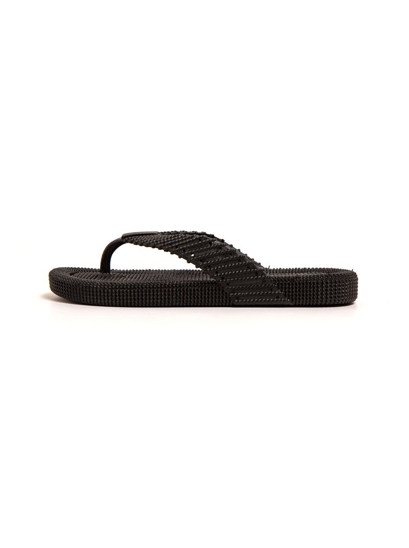 Chanclas playa hombre Brasileras suela goma Negro - Kiabi