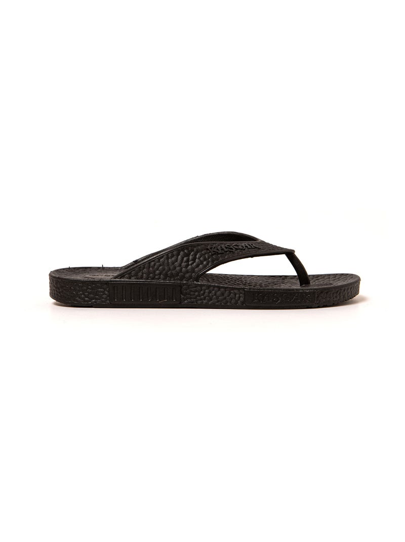 Chanclas playa hombre Brasileras suela goma Negro - Kiabi