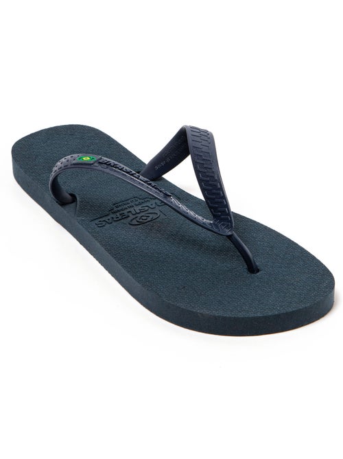 Chanclas playa hombre Brasileras suela goma reciclada - Kiabi Chanclas playa hombre Brasileras suela goma reciclada - Kiabi