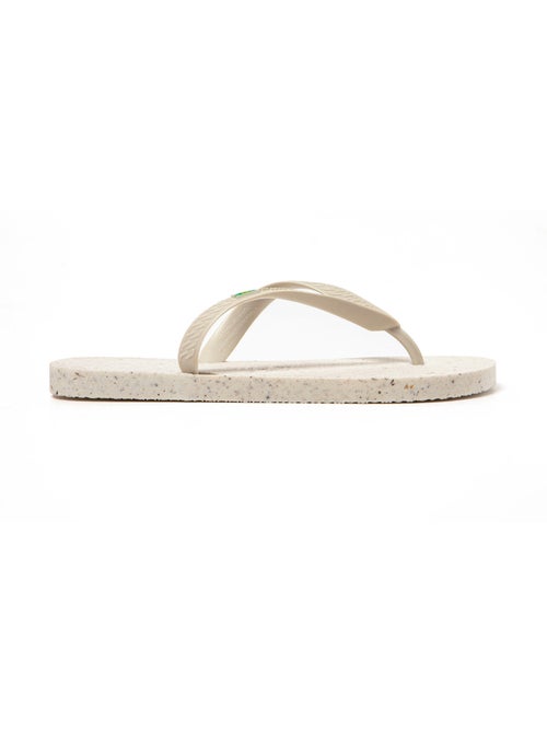 Chanclas playa hombre Brasileras suela goma reciclada - Kiabi Chanclas playa hombre Brasileras suela goma reciclada - Kiabi