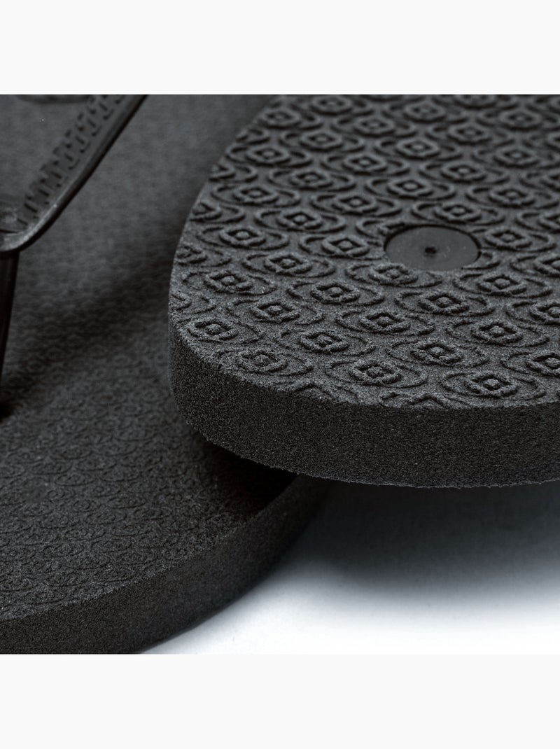 Chanclas playa hombre Brasileras suela goma reciclada Negro - Kiabi