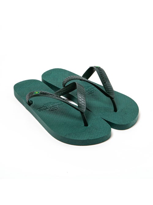 Chanclas playa hombre Brasileras suela goma reciclada - Kiabi Chanclas playa hombre Brasileras suela goma reciclada - Kiabi