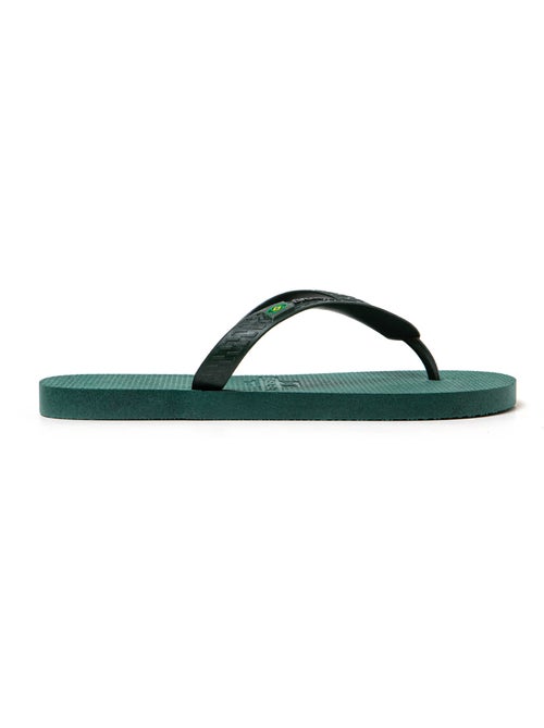Chanclas playa hombre Brasileras suela goma reciclada - Kiabi Chanclas playa hombre Brasileras suela goma reciclada - Kiabi