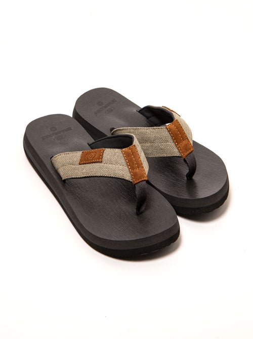 Chanclas playa hombre Brasileras suela goma - Kiabi