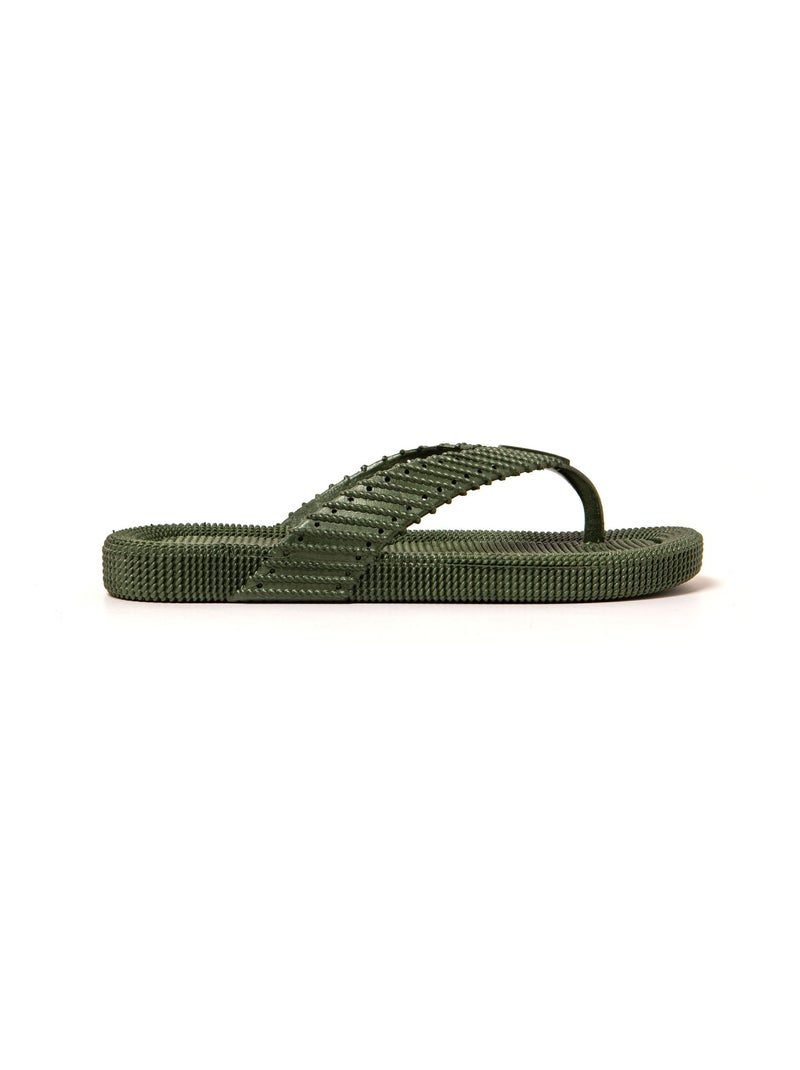 Chanclas playa hombre Brasileras suela goma Verde oscuro - Kiabi