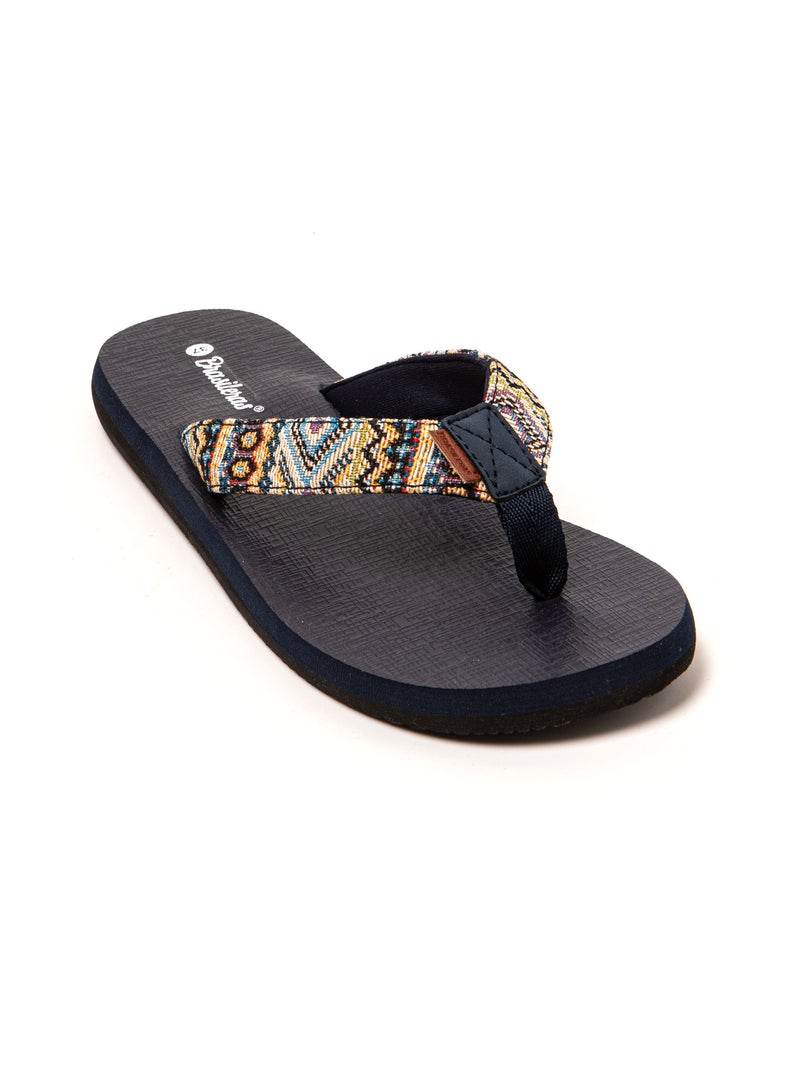 Chanclas playa mujer Brasileras suela goma Azul - Kiabi