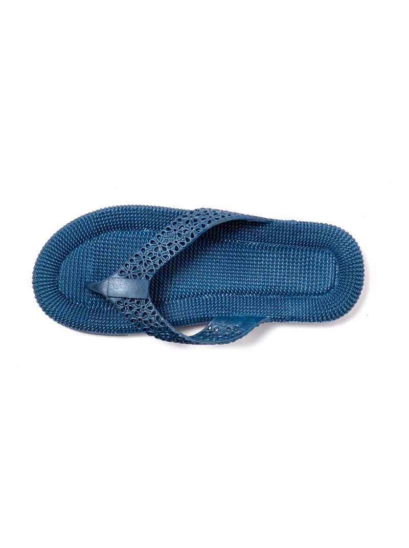 Chanclas playa mujer Brasileras suela goma Azul - Kiabi