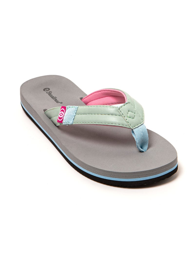 Chanclas playa mujer Brasileras suela goma Azul turquesa - Kiabi
