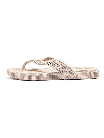 Chanclas playa mujer Brasileras suela goma