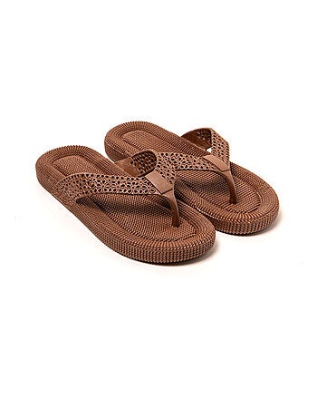 Chanclas playa mujer Brasileras suela goma