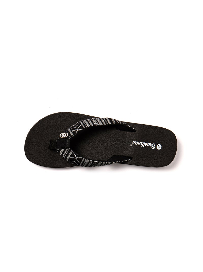 Chanclas playa mujer Brasileras suela goma Negro - Kiabi